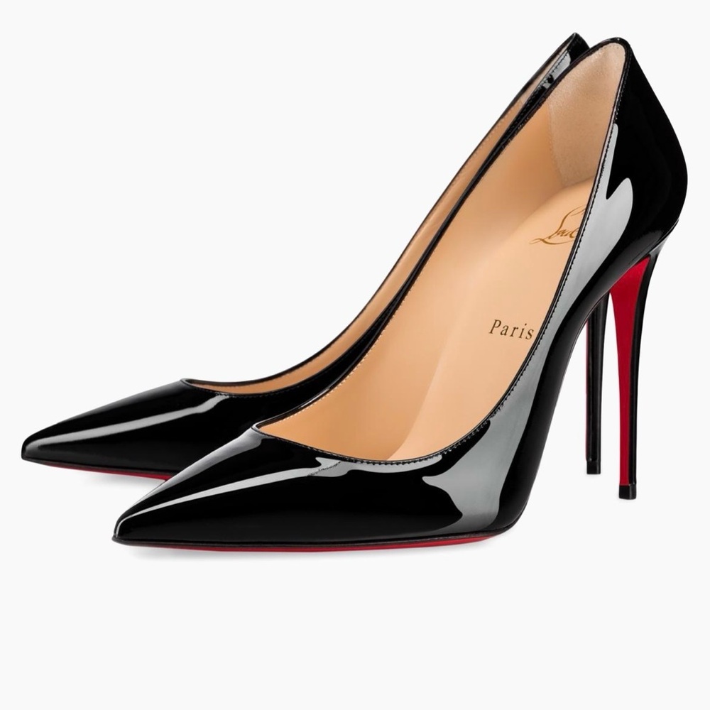 Christian Louboutin Black Patent Leather Heels